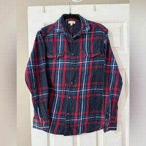 Sonoma Life+Style Women’s Flannel Long Sleeved Shirt- size M